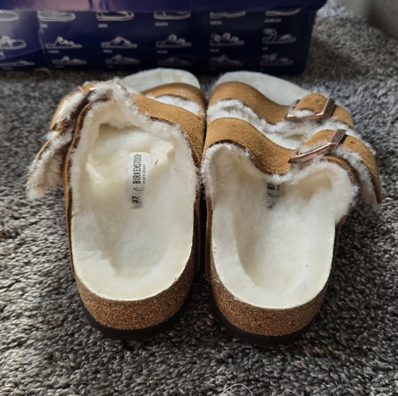 Birkenstock Milano Suede Shearling NEW size 37 EU (US 6 - 6.5)